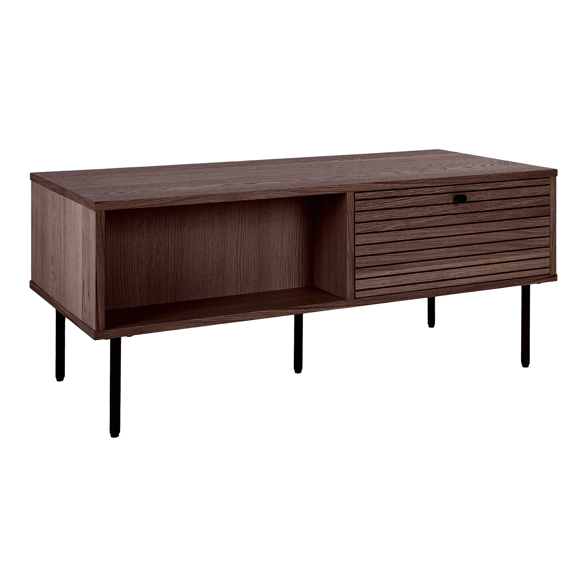 Kyoto – Couchtisch, 2 Schubladen, 50×100×45 cm